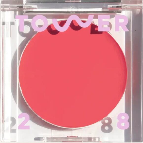TOWER 28 Beach Please Luminous Tinted Blush Balm Happy Hour Coral Pink.16oz/4.5g - Picture 1 of 6